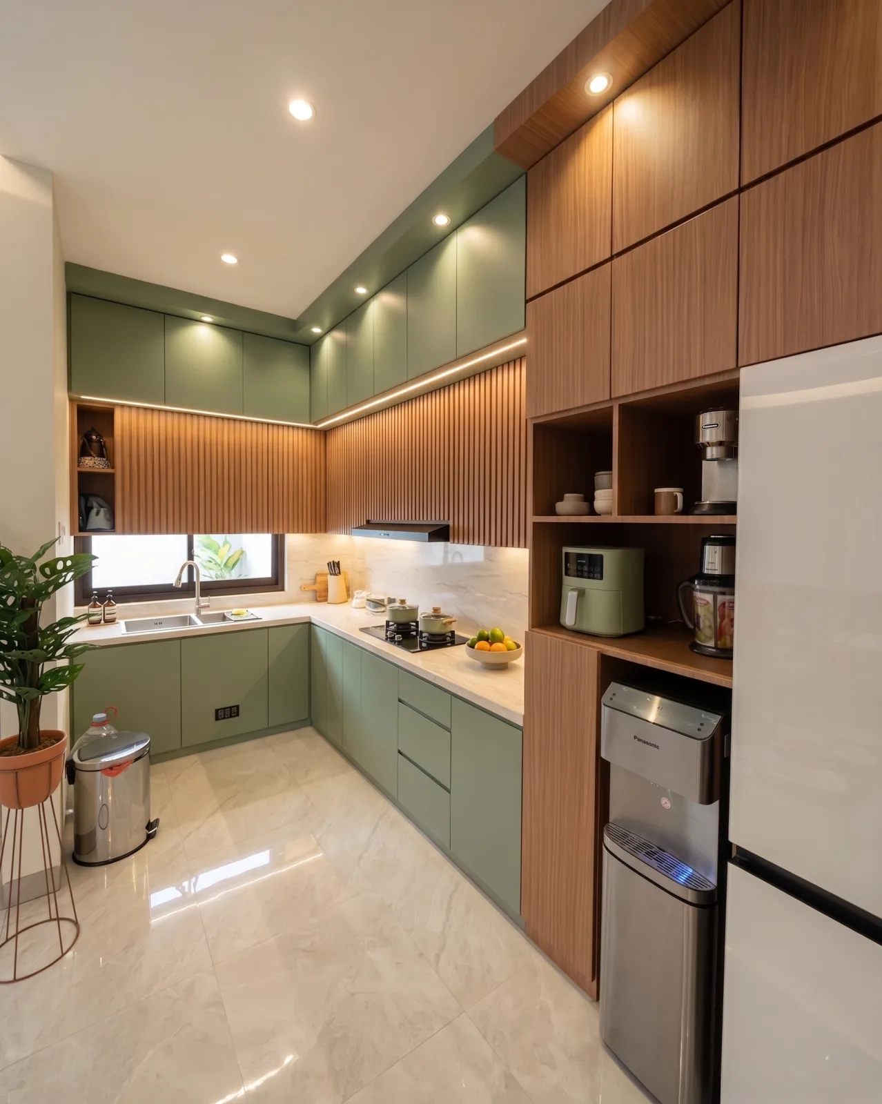 Kitchen Set Kompak L-Shape