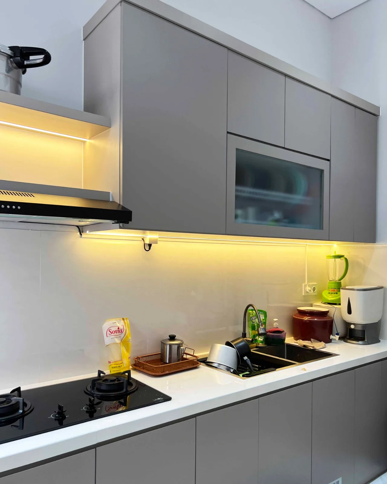 Kitchen Set Kompak L-Shape